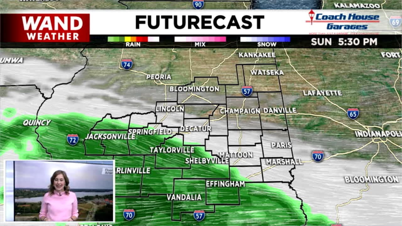 Sunday Evening Forecast Update
